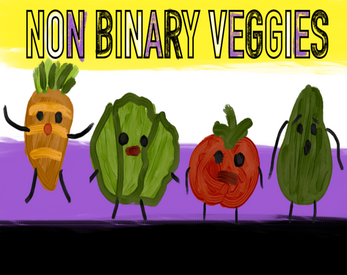 Non Binary Vegetables (The Veggie Dating Sim) Скриншот 1