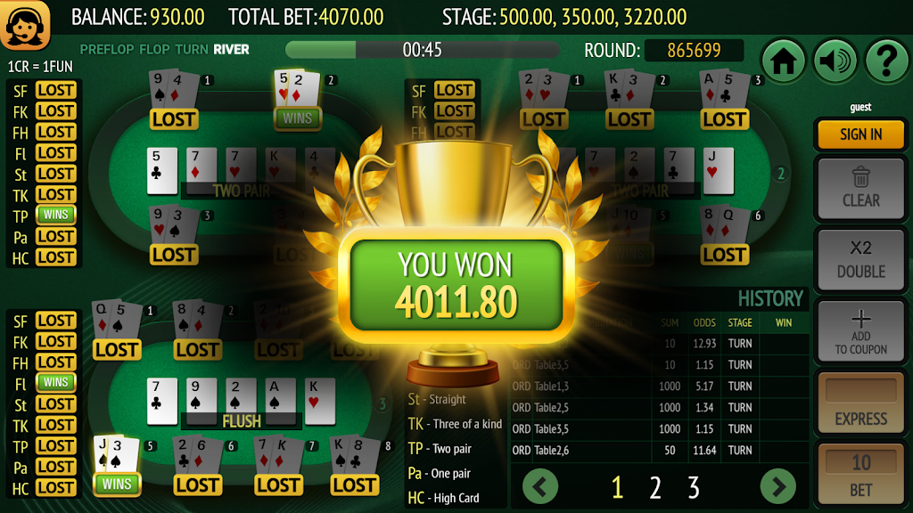 Bet on Poker Screenshot 4