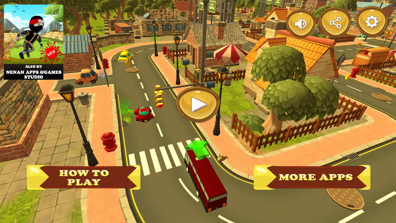 Bus Simulator City Driving Guide 2018 ဖန်သားပြင်ဓာတ်ပုံ 1