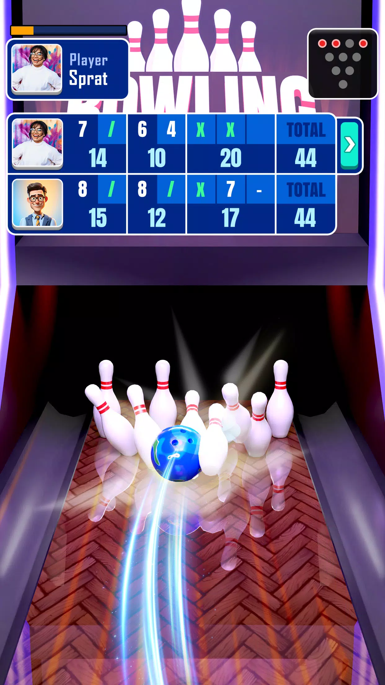 Bowling Captura de tela 4