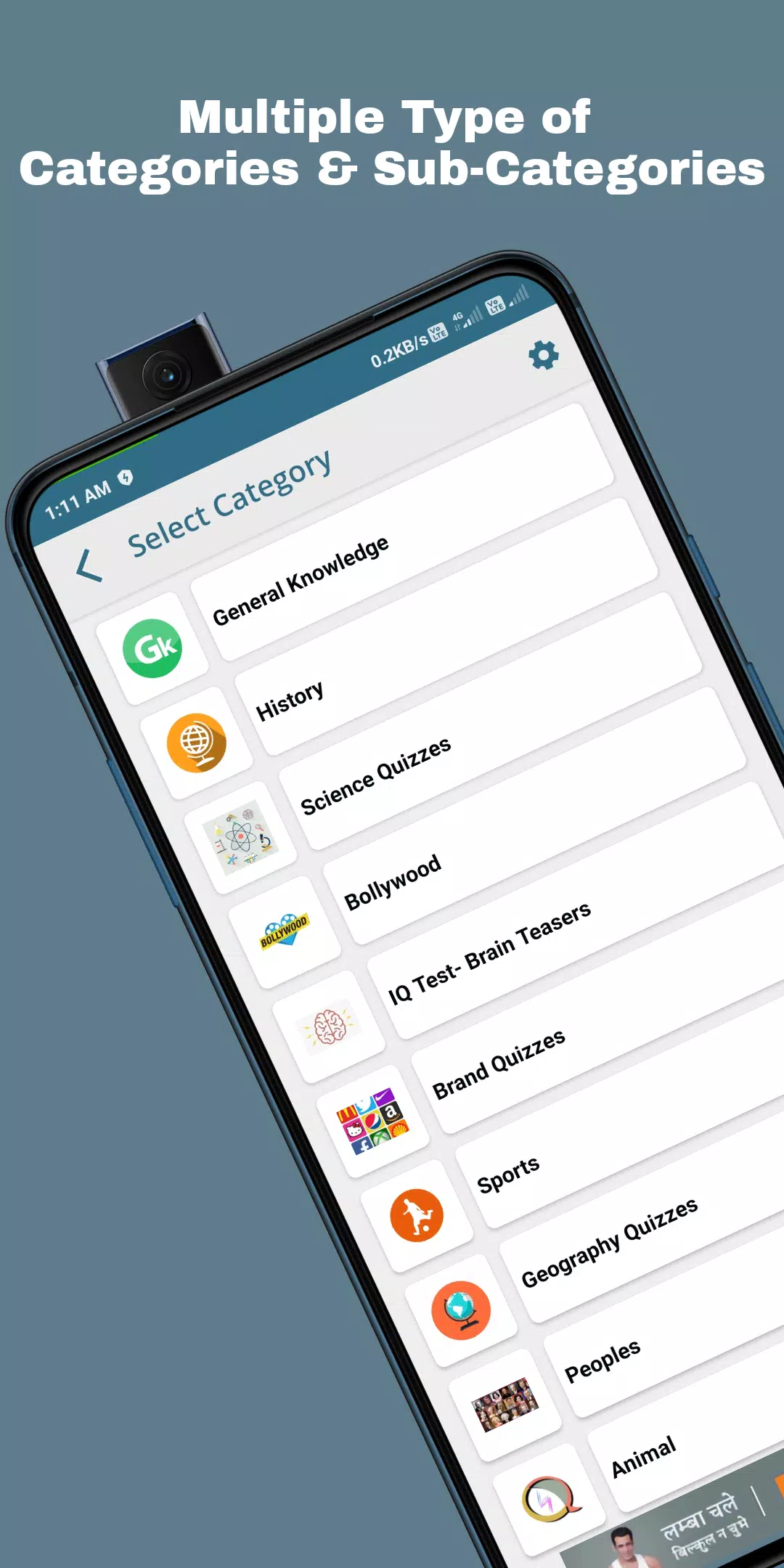 QuizOn- All GK Trivia Quiz App スクリーンショット 3
