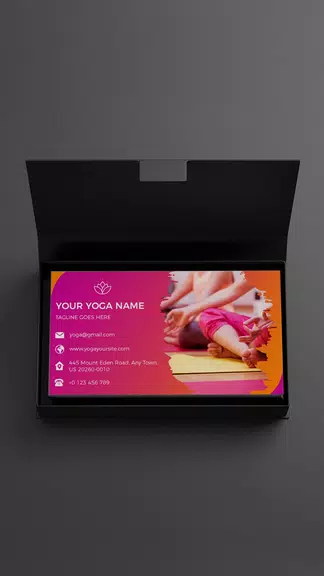 Visiting Card Maker With Photo Capture d’écran 3