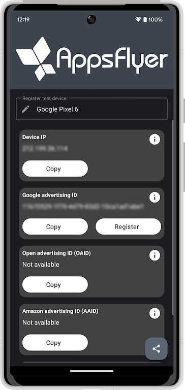 My Device ID by AppsFlyer Captura de tela 4