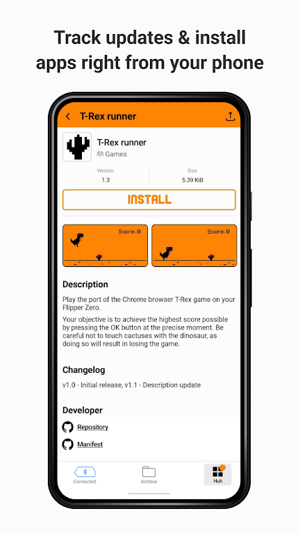 Schermata Flipper Mobile App 3