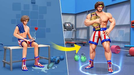 Slap & Punch:Gym Fighting Game Screenshot 1