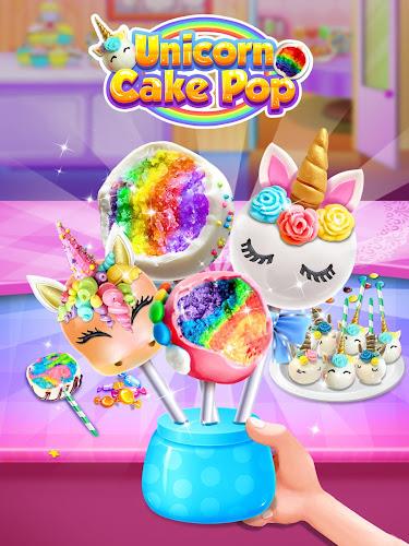 Unicorn Cake Pop - Sweet Food應用截圖第1張