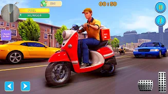 Food Delivery Boy Bike Game 3D স্ক্রিনশট 2