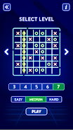 Tic Tac Toe Glow - Xs and Os Zrzut ekranu 4