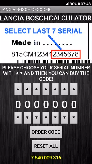 Bosch Lancia Radio Code Decode ภาพหน้าจอ 2