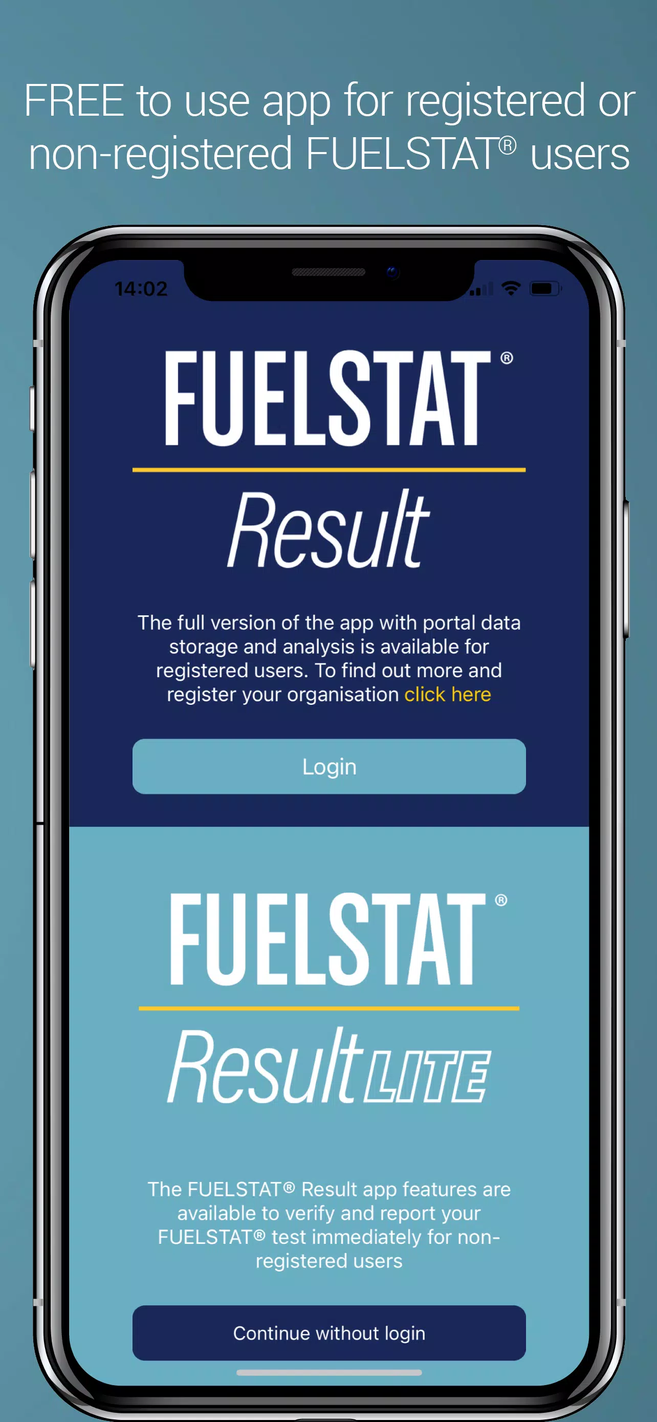 FUELSTAT Result Captura de tela 1