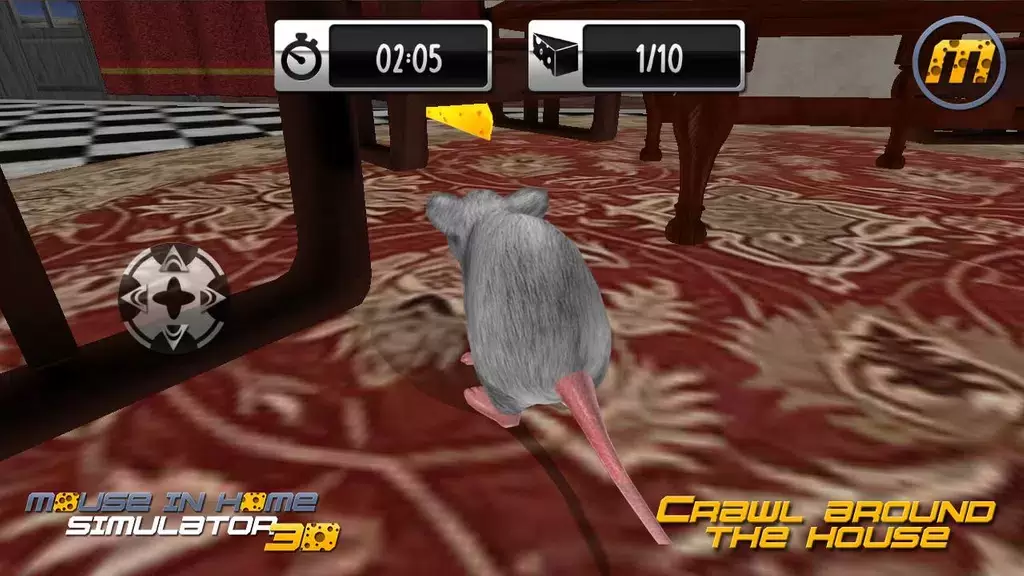 Mouse in Home Simulator 3D Schermafbeelding 1