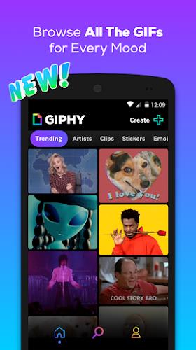 GIPHY: GIFs, Stickers & Clips スクリーンショット 1