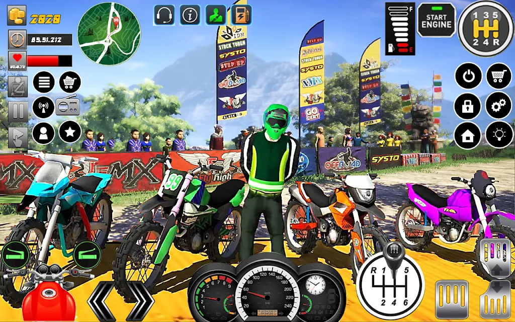 Bike Stunt Dirt Bike Games Screenshot 1