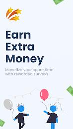 Rewardy - Money Paid Surveys: Your Cash Reward App Ekran Görüntüsü 1