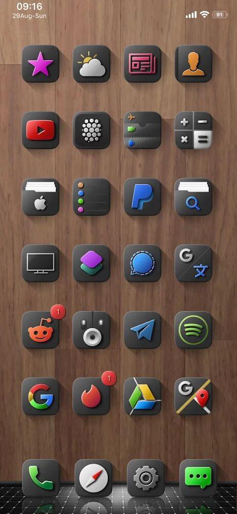 Shiiny Icon Pack Mod Captura de pantalla 3