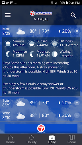 WSVN 7Weather - South Florida应用截图第4张