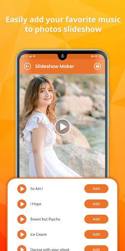 Video Maker - Photo Slideshow Maker with music ဖန်သားပြင်ဓာတ်ပုံ 3