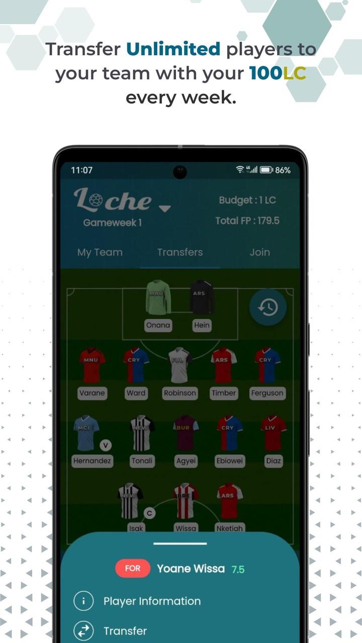 Loche Fantasy Football应用截图第2张