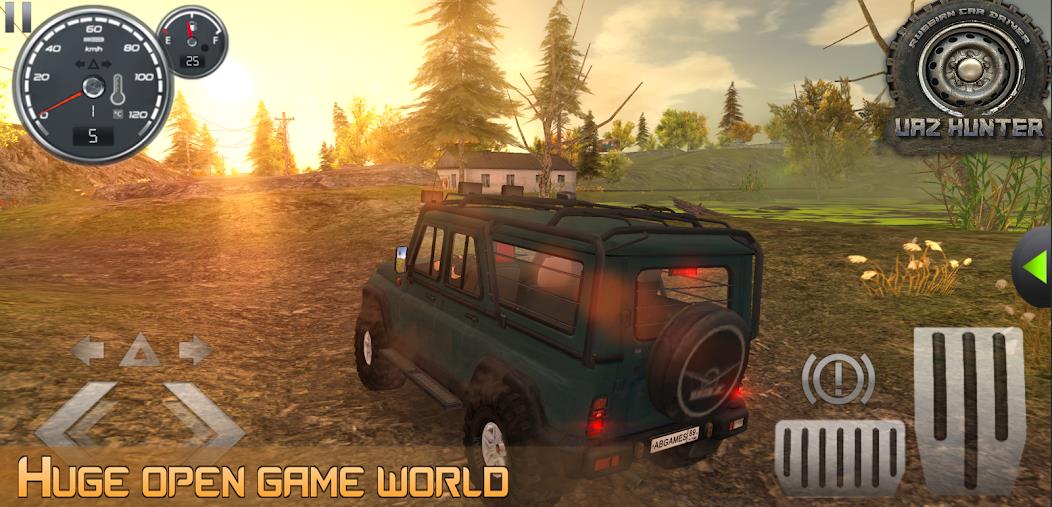 Russian Car Driver UAZ HUNTER Mod Captura de pantalla 1