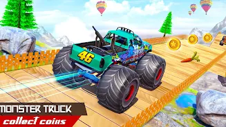 Monster Car Stunts Game 2023 Скриншот 2