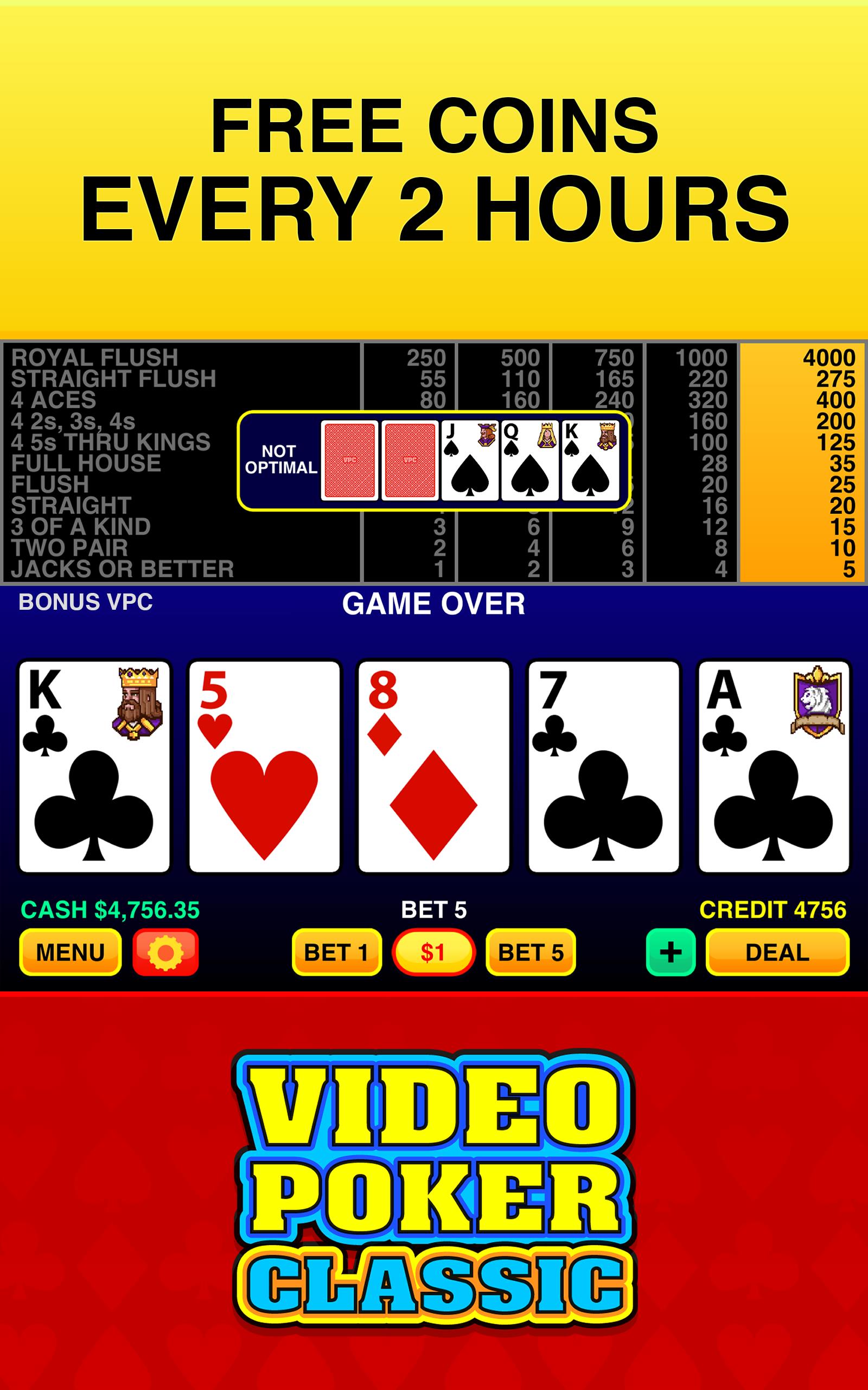 Video Poker Classic ® 스크린샷 4