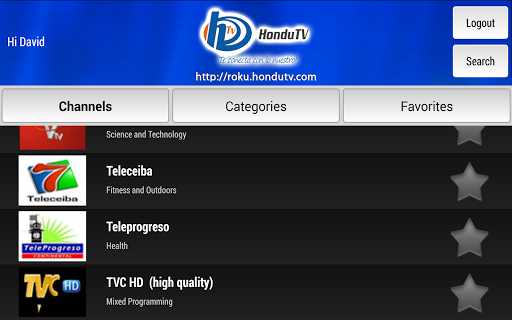 HonduTV for Android TV Captura de tela 3