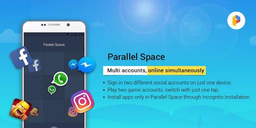 Parallel Space - app cloning स्क्रीनशॉट 1