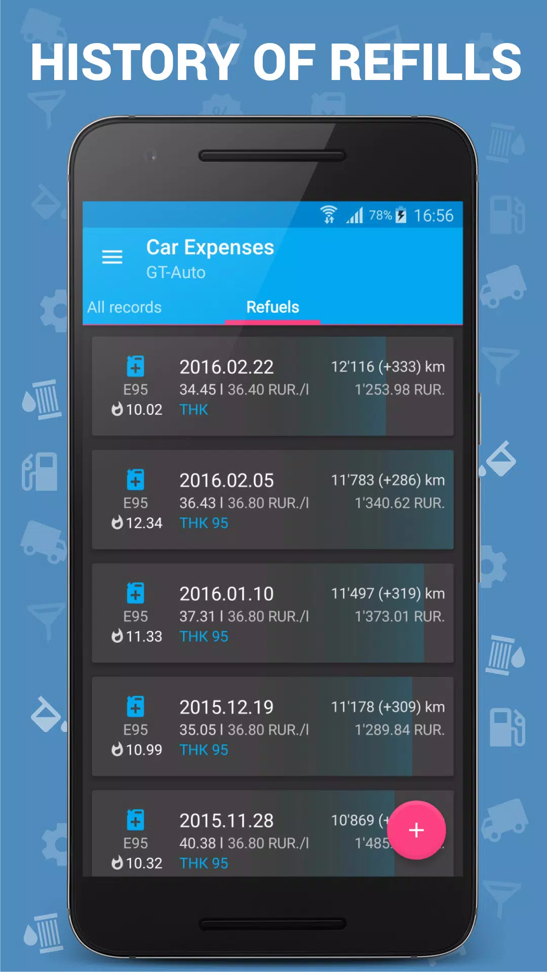 Car Expenses Manager ဖန်သားပြင်ဓာတ်ပုံ 3