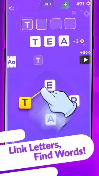 Word Hunter - Offline Word Puz स्क्रीनशॉट 1