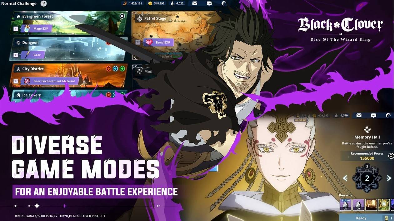 Codes d'échange Black Clover M exclusifs pour janvier 2025