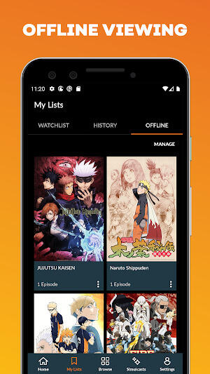 Crunchyroll 스크린샷 2