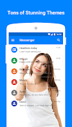 Messenger-mensaje de texto App Captura de pantalla 3