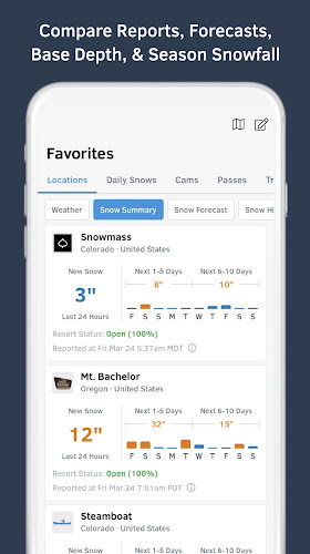 OpenSnow: Forecast Anywhere स्क्रीनशॉट 2