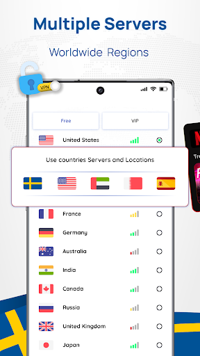 Sweden VPN: Get Sweden IP スクリーンショット 2