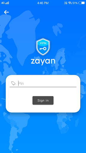 Schermata Zayan VPN 2