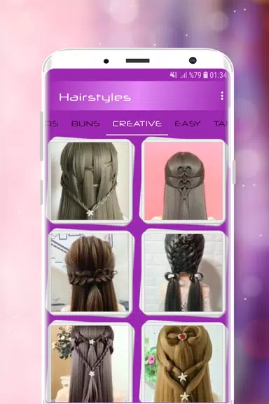 Hairstyles Step by Step Videos Screenshot 2