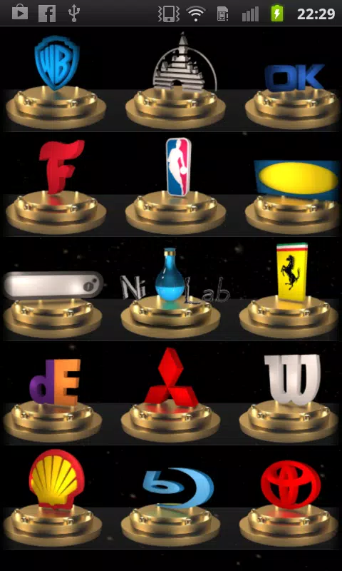 3D Logo Quiz Captura de pantalla 1