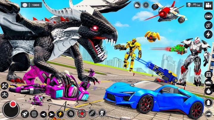 Bee Robot Car Transform Games Zrzut ekranu 2