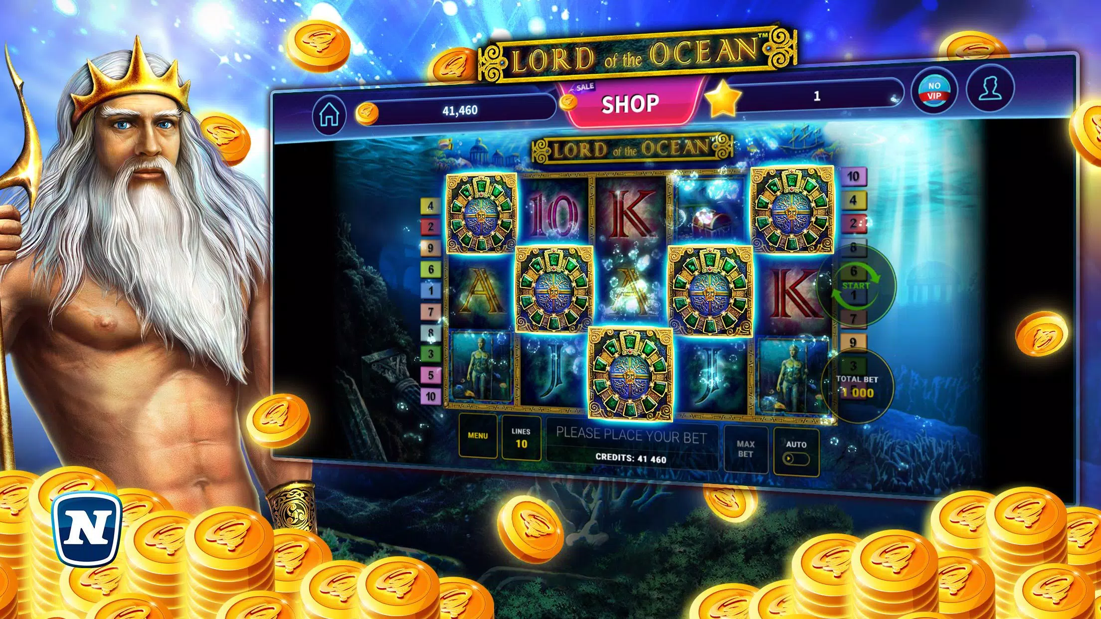 Lord of the Ocean™ Slot Screenshot 1