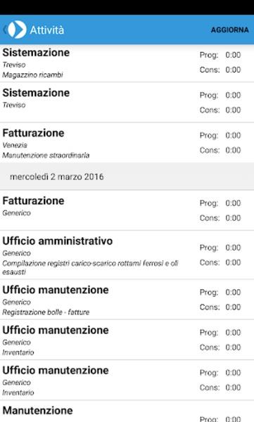 Schermata ufficiowebmobileapp 1