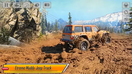 Offroad Driving Jeep Simulator Captura de tela 1