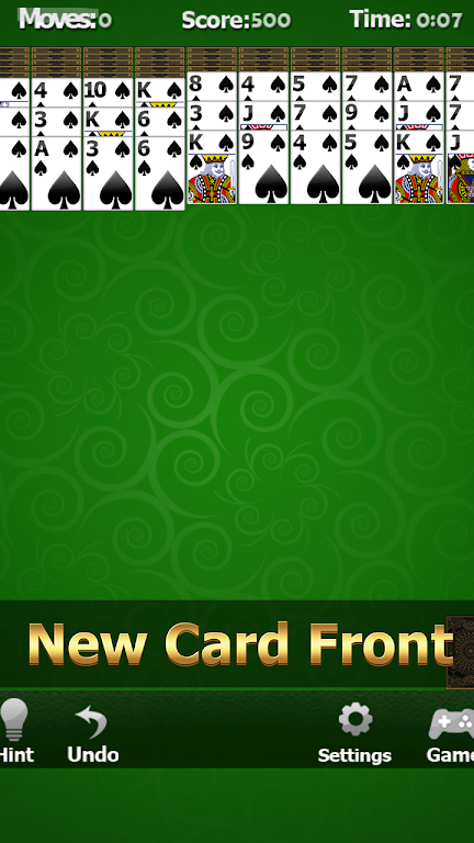 Solitaire Free Cell ဖန်သားပြင်ဓာတ်ပုံ 4