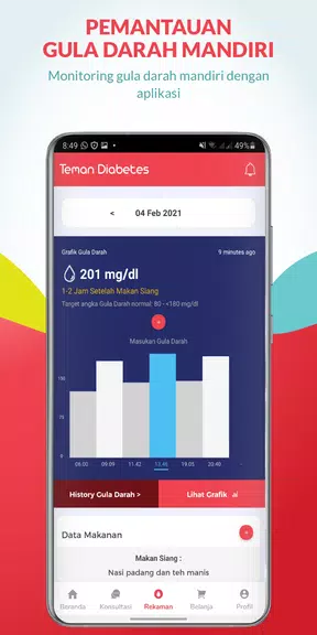 Teman Diabetes ဖန်သားပြင်ဓာတ်ပုံ 4