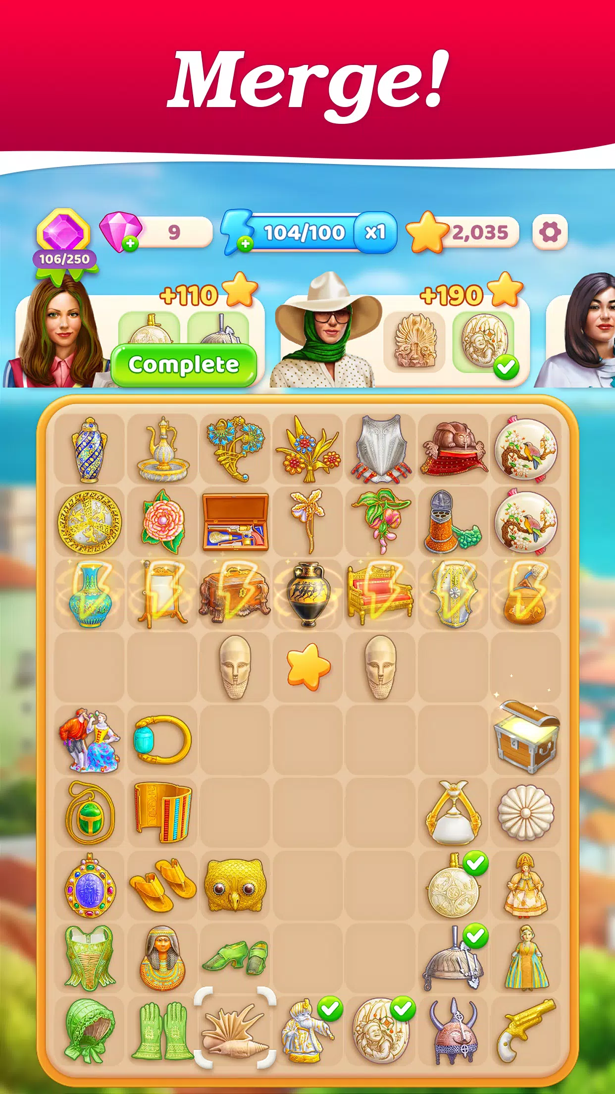 Merge Treasure Hunt－Match game Screenshot 1