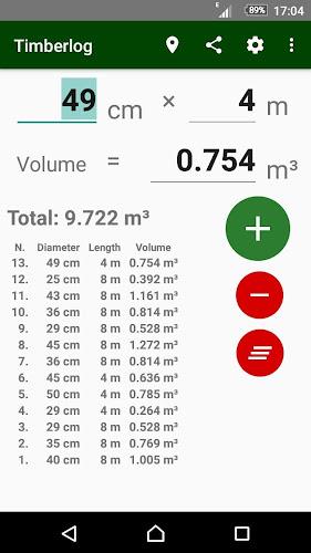 Timberlog - Timber calculator Capture d’écran 3