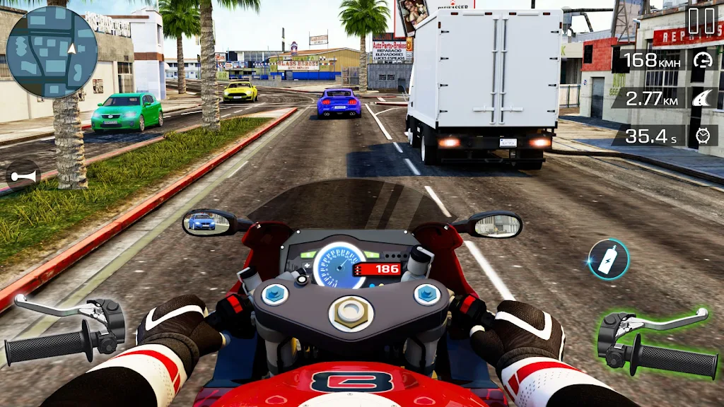 Highway Bike Riding Simulator স্ক্রিনশট 3