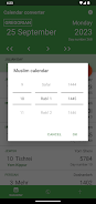 Calendar Converter Tangkapan skrin 2