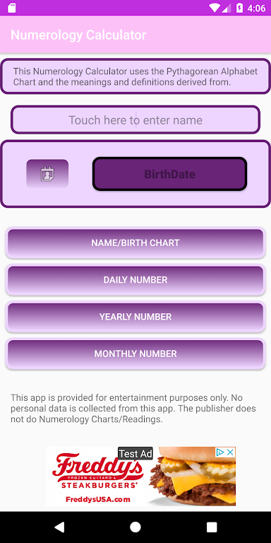 Pythagorean Numerology Calculator Zrzut ekranu 1