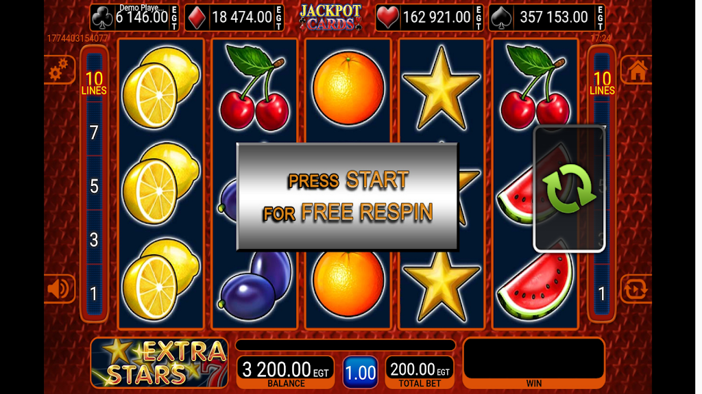 Extra Stars Slot Screenshot 1