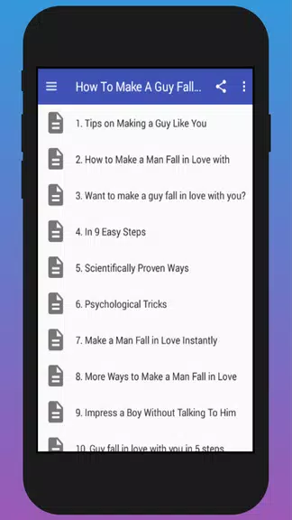 How To Make a Guy Fall in Love With You 스크린샷 1